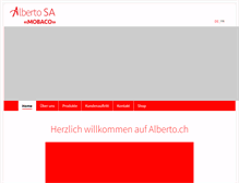 Tablet Screenshot of alberto.ch